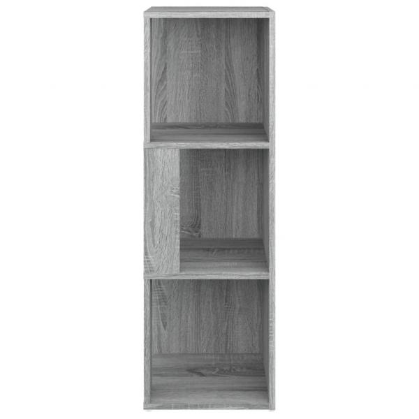 Eckregal Grau Sonoma 33x33x100 cm Holzwerkstoff