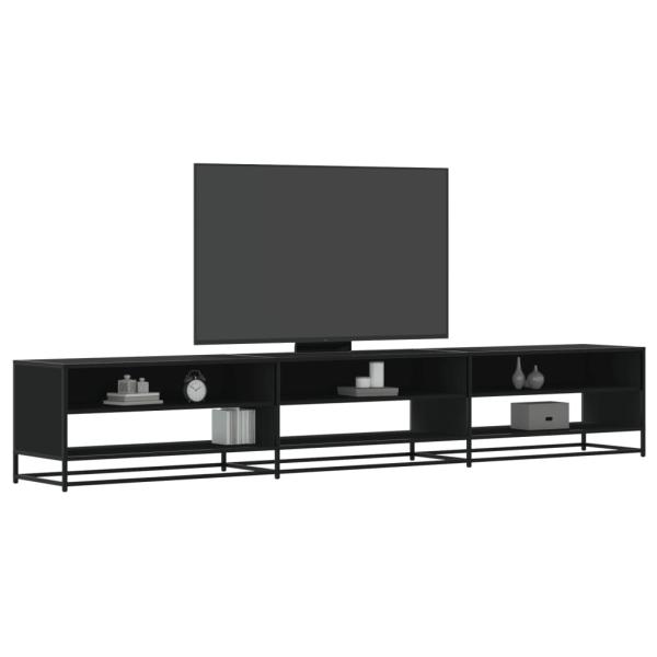 ARDEBO.de - TV-Schrank Schwarz 270x40x46 cm Holzwerkstoff