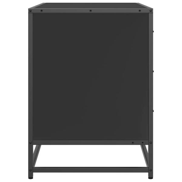 Schubladenschrank Schwarz 70x41x56 cm Holzwerkstoff