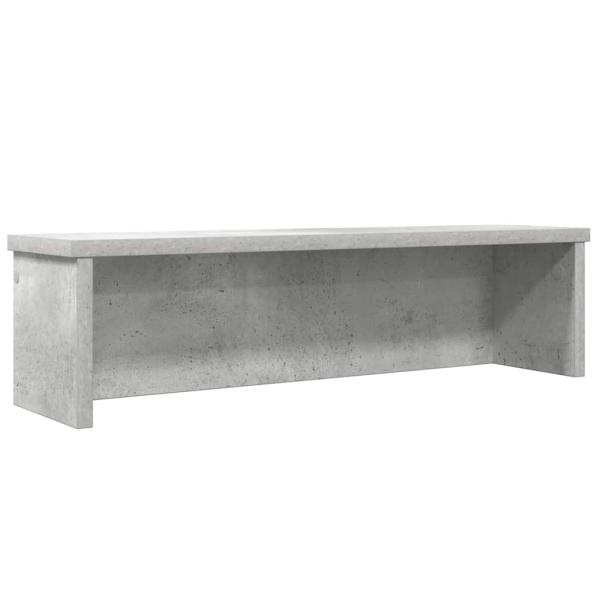 ARDEBO.de - Küchenregal Stapelbar Betongrau 60x15x16 cm Holzwerkstoff