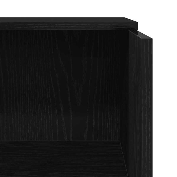 Empfangstheke Schwarz 55x50x103,5 cm Holzwerkstoff