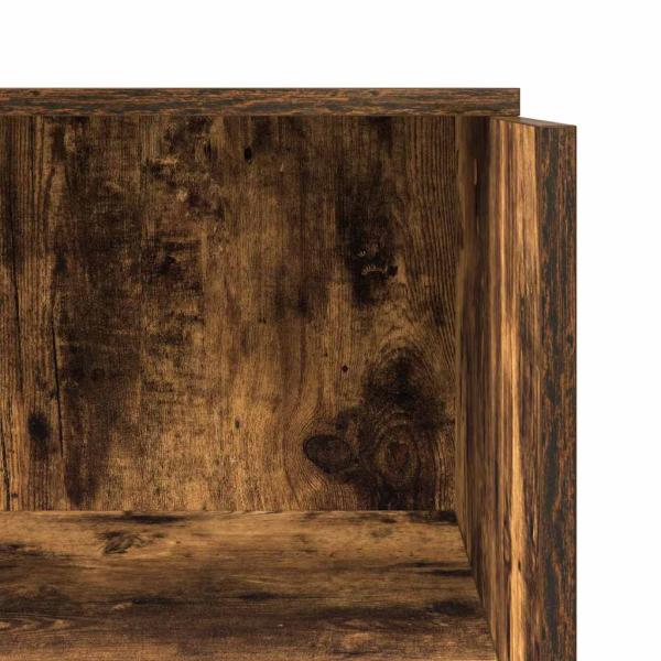 Empfangstheke Räuchereiche 55x50x103,5 cm Holzwerkstoff