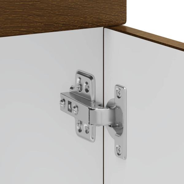 ARDEBO.de - Küchenunterschrank Kalmar Braun Eichen-Optik Holzwerkstoff