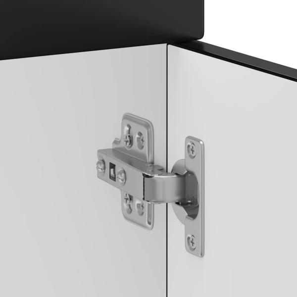 Küchenunterschrank Kalmar Schwarz Holzwerkstoff