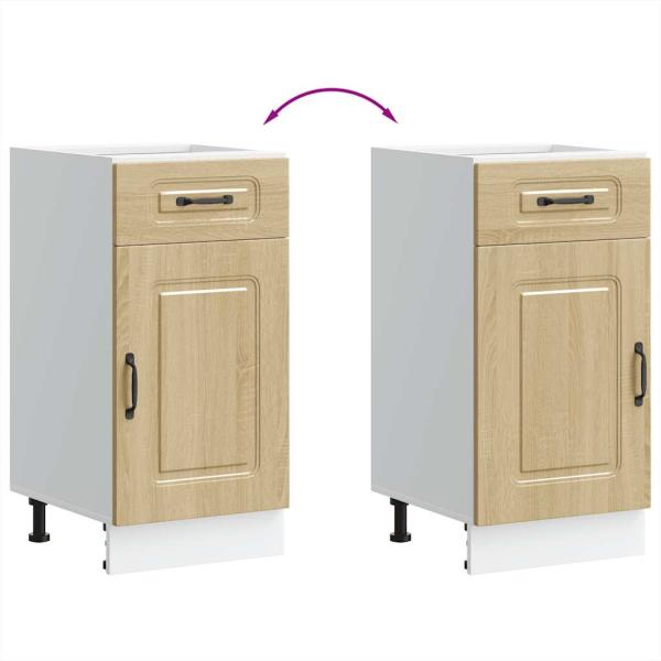 Küchenunterschrank Kalmar Sonoma-Eiche Holzwerkstoff