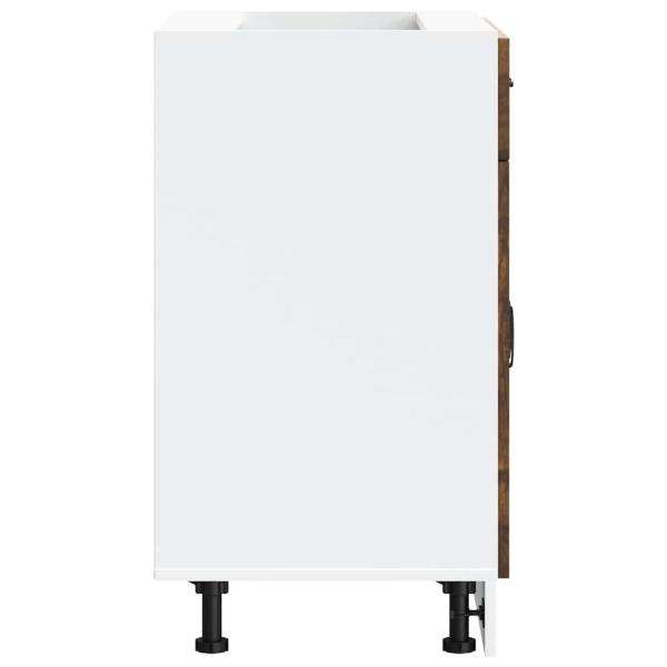 Küchenunterschrank Kalmar Räuchereiche Holzwerkstoff