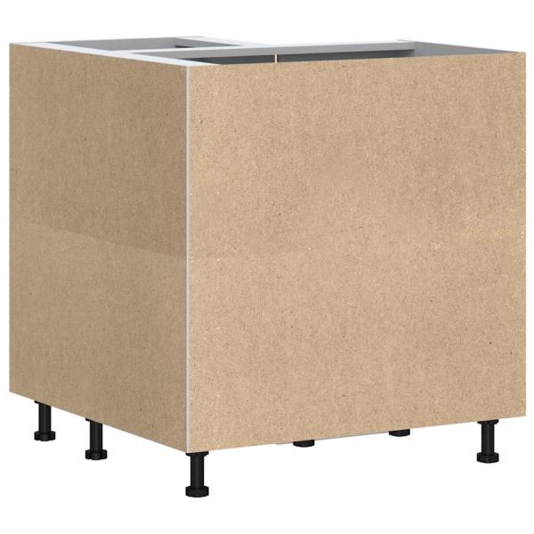 Küchen-Eckunterschrank Kalmar Braun Eichen-Optik Holzwerkstoff
