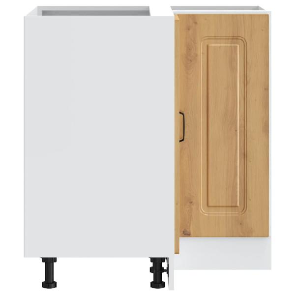 Küchen-Eckunterschrank Kalmar Artisan-Eiche Holzwerkstoff