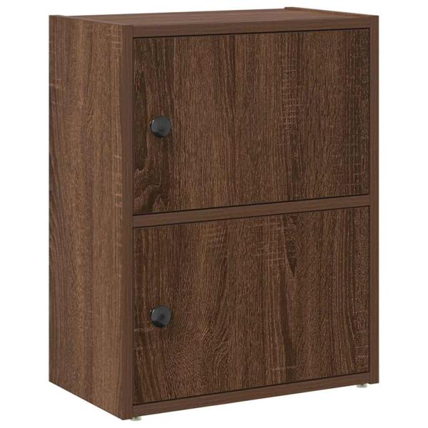 Bücherregal Braun Eichen-Optik 40x24x52 cm Holzwerkstoff