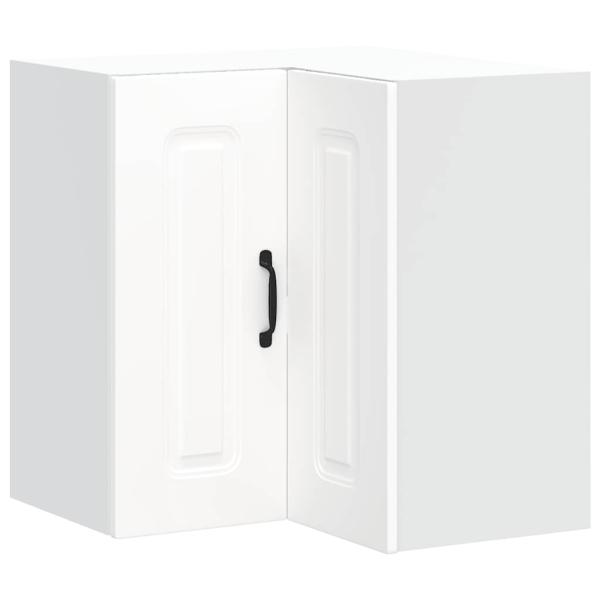 Küchen-Eckhängeschrank Kalmar Weiß Holzwerkstoff