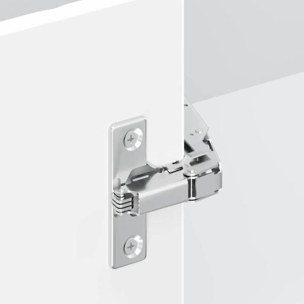 Küchen-Eckhängeschrank Kalmar Weiß Holzwerkstoff