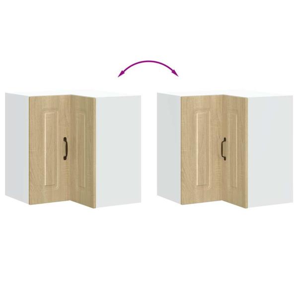 Küchen-Eckhängeschrank Kalmar Sonoma-Eiche Holzwerkstoff