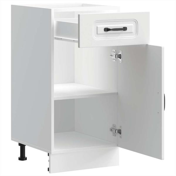 Küchenunterschrank Kalmar Weiß Holzwerkstoff