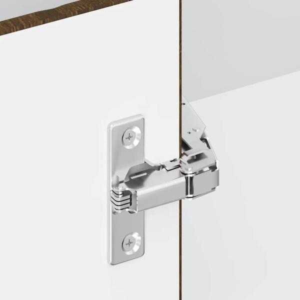 Küchen-Eckhängeschrank Kalmar Braun Eichen-Optik Holzwerkstoff