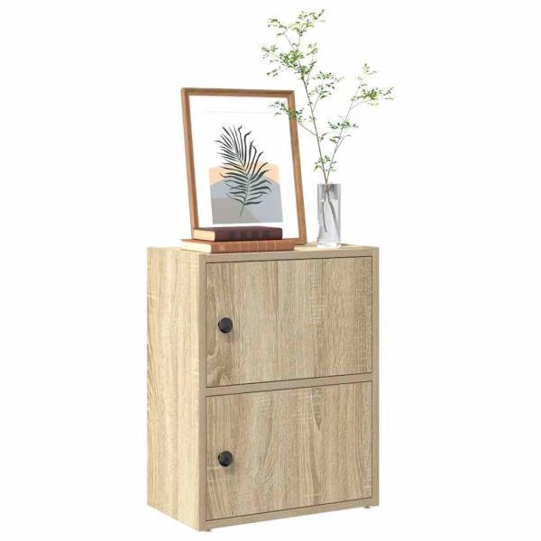 ARDEBO.de - Bücherregal Sonoma-Eiche 40x24x52 cm Holzwerkstoff
