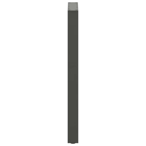 Couchtischbeine U-Form 2 Stk. Anthrazit 50x(100-101) cm Stahl
