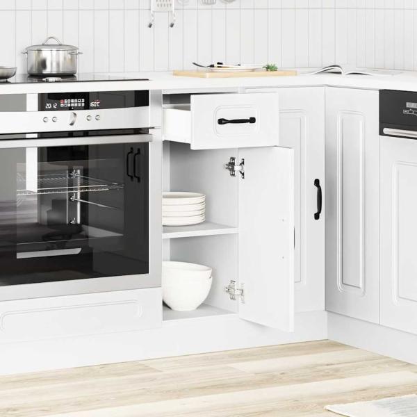 Küchenunterschrank Kalmar Weiß Holzwerkstoff