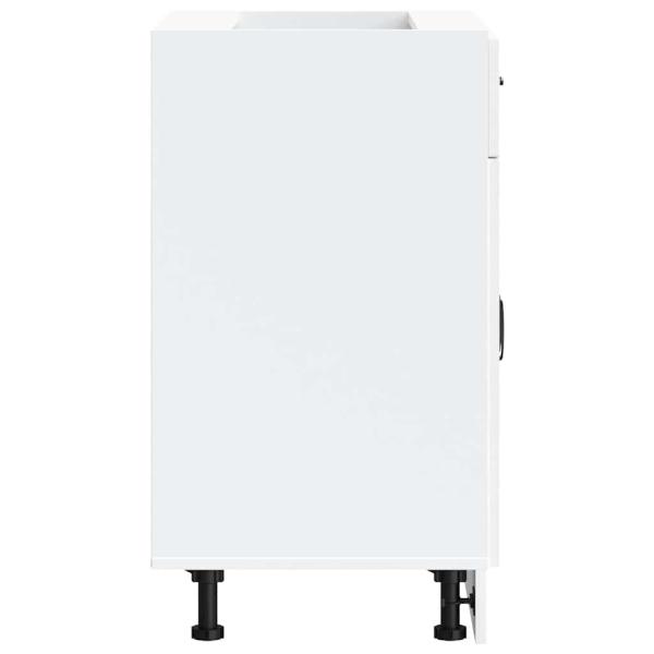 Küchenunterschrank Kalmar Weiß Holzwerkstoff