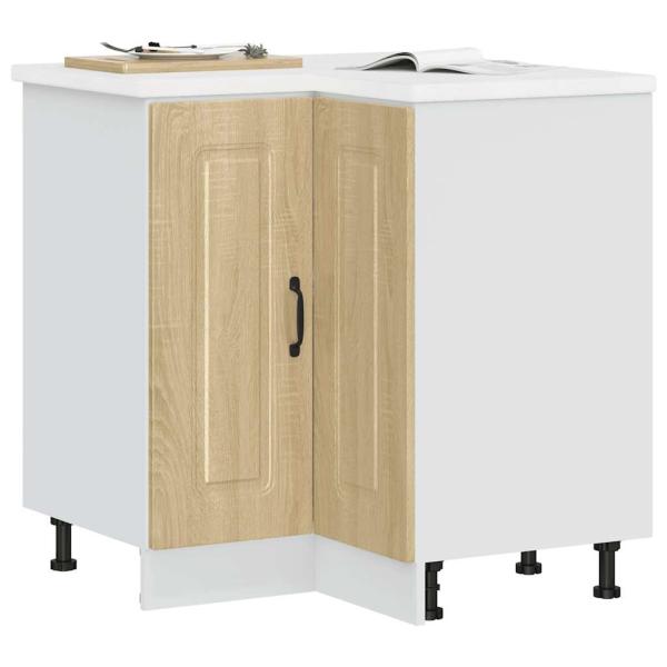 ARDEBO.de - Küchen-Eckunterschrank Kalmar Sonoma-Eiche Holzwerkstoff