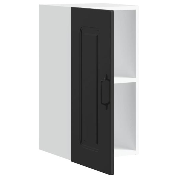Küchen-Hängeschrank Kalmar Schwarz Holzwerkstoff