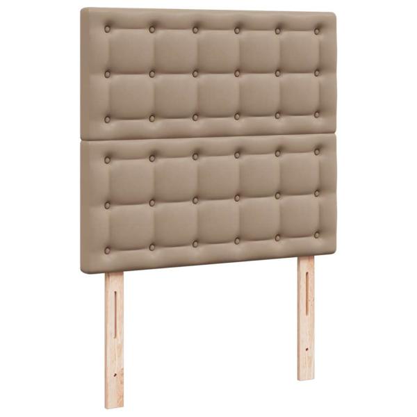 ARDEBO.de - Ottoman-Bett mit Matratzen Cappuccino 200x200 cm Kunstleder