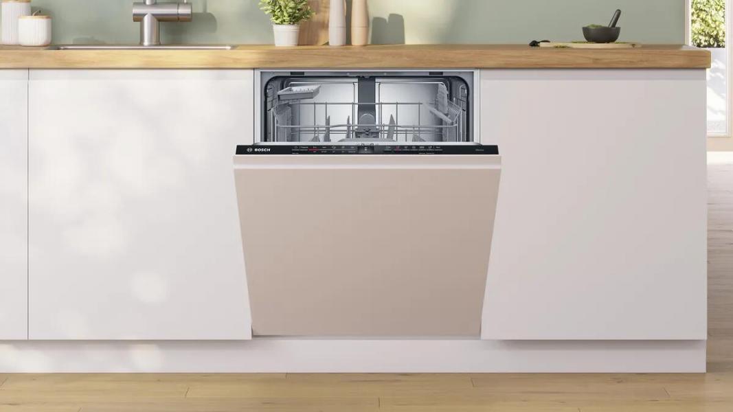 Bosch SBV2ITX09E Serie 2 Vollintegrierter XXL Geschirrspüler, 60 cm breit, 13 Maßgedecke, AquaStop, Info Light, HomeConnect, AquaSensor
