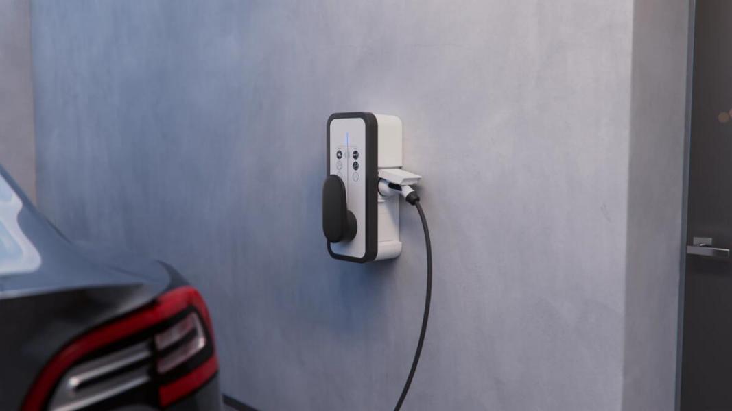 Hager XEV1K22T2S witty solar Wallbox, 1- und 3-phasig kompatibel, 22kW, Ladesteckdose Typ 2, RFID, weiß