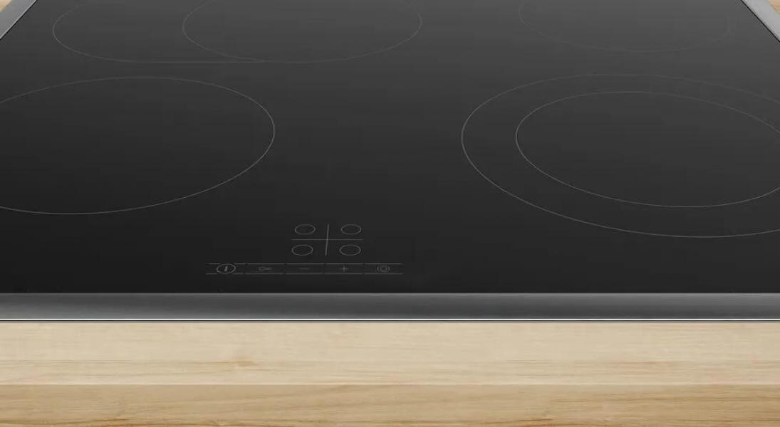 Bosch HBD671CS62 EEK: A+ Einbau-Backofen-Set mit Elektro-Kochfeld (HBG578BS3 + PKN645BA2E), 60 cm breit, 71 L, 3D-Heißluft, Air Fry, Pyrolytisch+Hydrolytisch, Kindersicherung, Kochfeld 60 cm breit, Rahmen aufliegend, schwarz