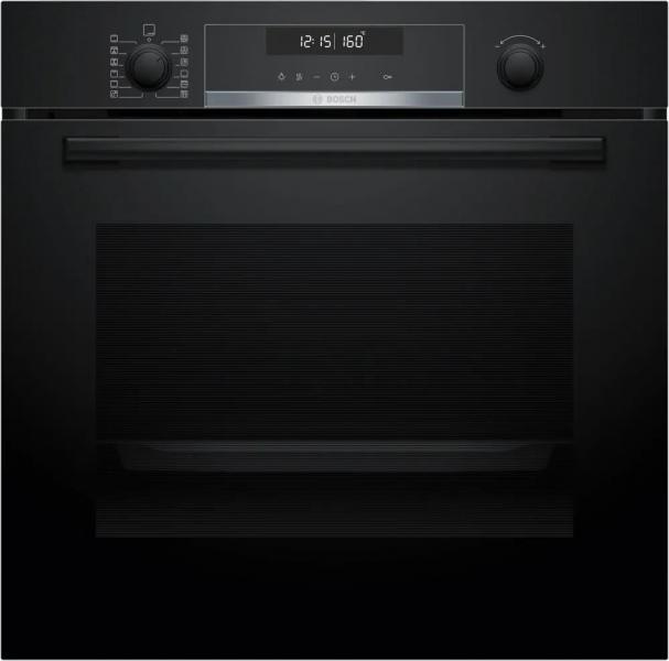ARDEBO.de Bosch HBG578BB3 Serie 6 EEK: A+ Einbaubackofen, 71 L, 60 cm breit, Pyrolyse, 3D-Heißluft, Air Fry, Versenkknebel, schwarz