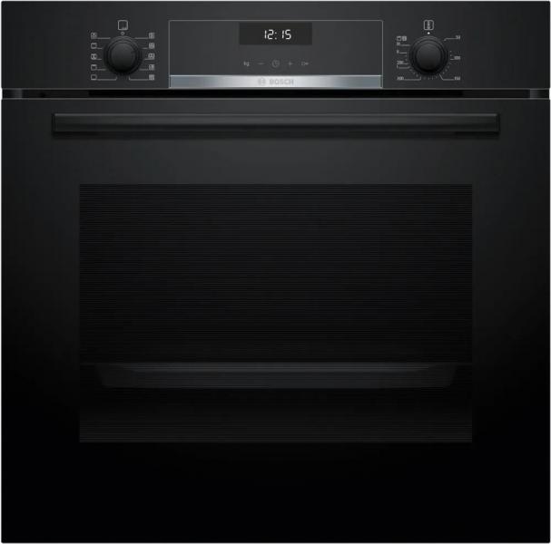 ARDEBO.de Bosch HBG537BB3 Serie 6 EEK: A+ Einbaubackofen, 71 L, 60 cm breit, 3D-Heißluft, AutoPilot 10, Versenkknebel, Eco Clean-Programm, Hydrolytisch, schwarz