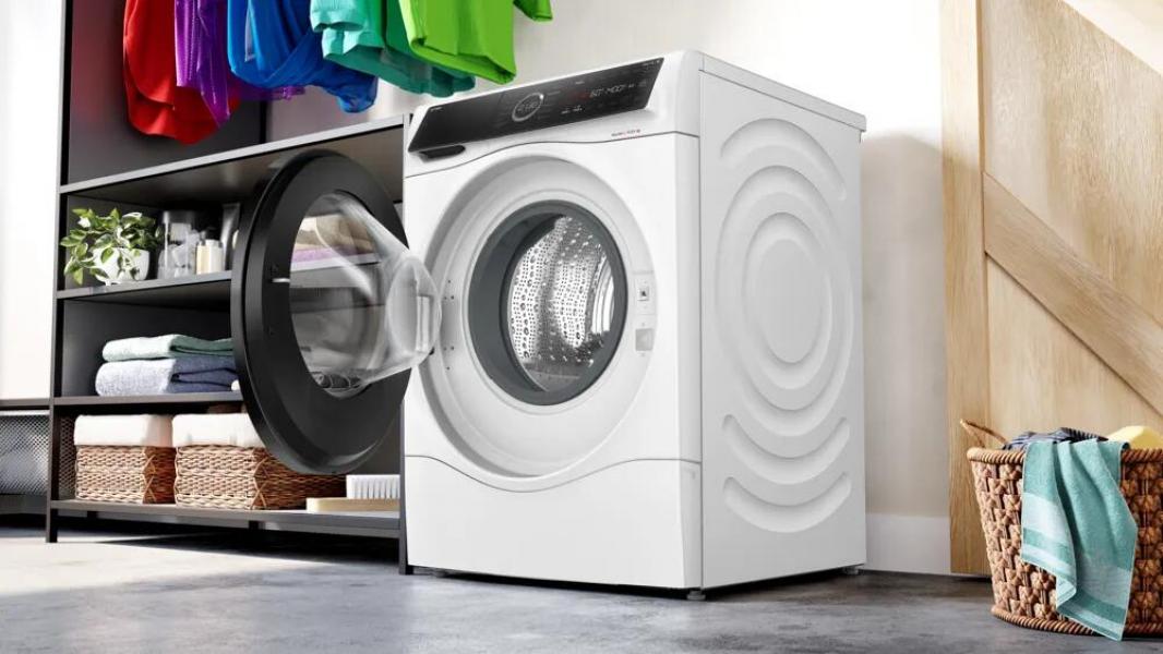 Bosch WNC254A40 Serie 8 10,5/6 kg, Waschtrockner, 1400 U/Min, Fleckenautomatik, EcoSilence Drive, AquaStop, Auto Dry, Home Connect, weiß