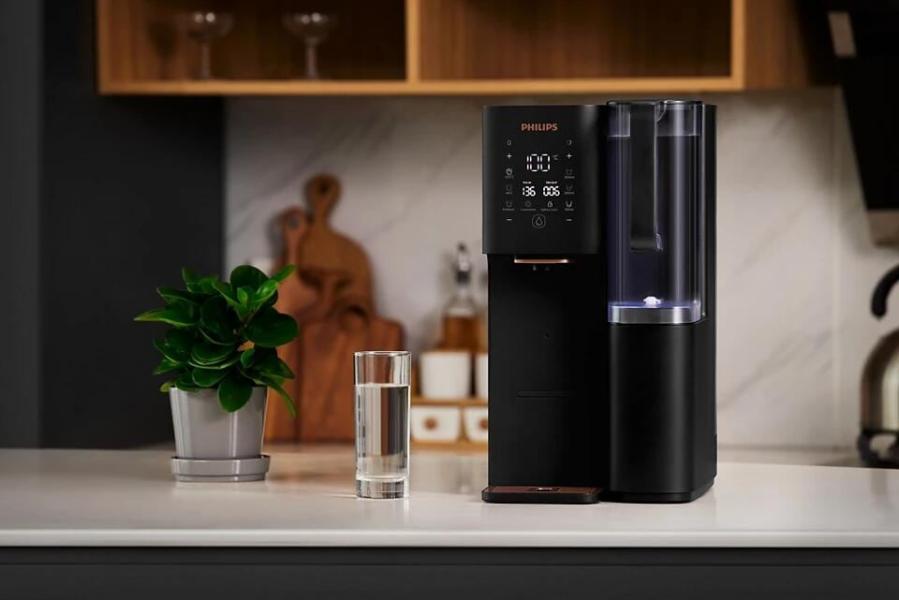 Philips Aquaporin ADD6920BK/10 All-in-One-Wasserstation, schwarz