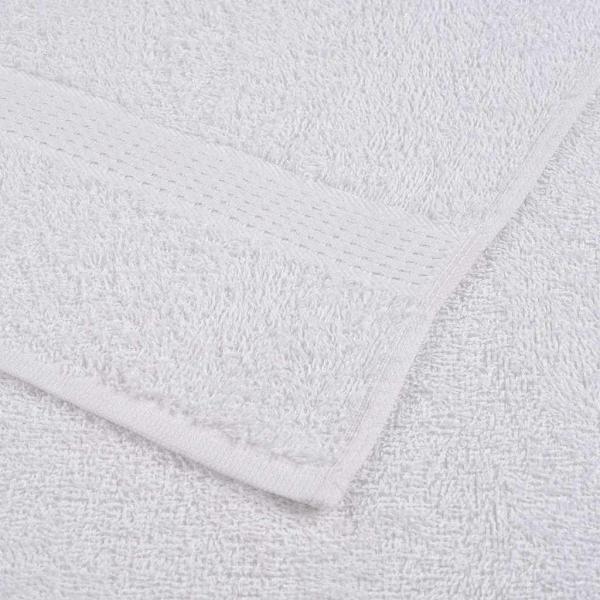 Waschlappen 50 Stk. Weiß 15x21 cm 360 g/m² 100% Baumwolle