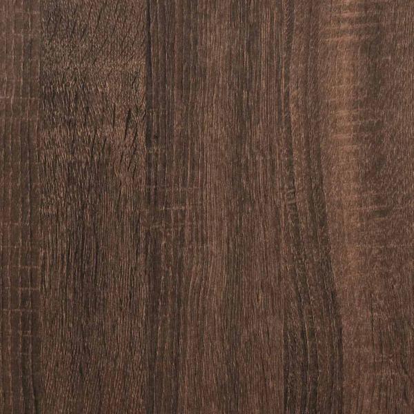 Bücherregal Braun Eichen-Optik 60x24x85 cm Holzwerkstoff