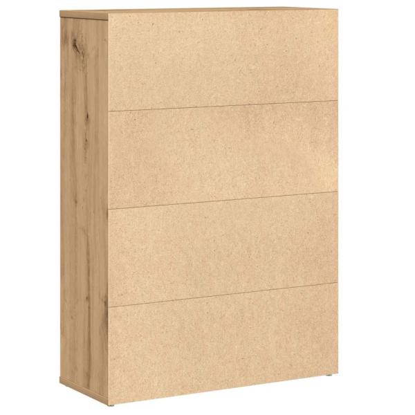 Bücherregal Artisan-Eiche 60x24x85 cm Holzwerkstoff