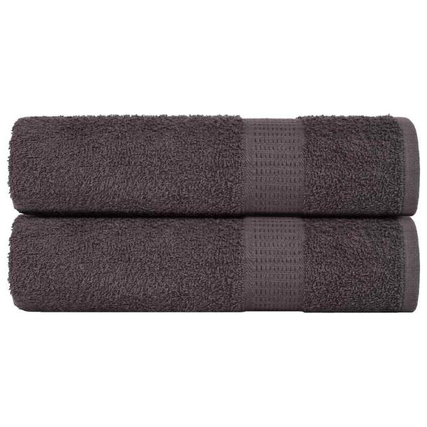 Handtücher 2 Stk. Anthrazit 50x100 cm 360 g/m² 100% Baumwolle