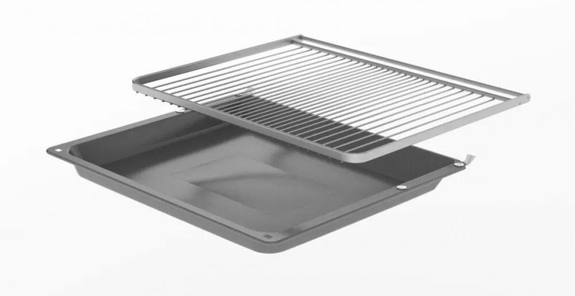 Siemens PQ521KB11 Einbau-Herd-Set mit Elektro-Kochfeld (HE578BBS3 + EA64RGNA1E), 60 cm breit, 71 L, activeClean, cookControl30, 3D Heißluft, Schnellaufheizung, Kindersicherung, Rahmen aufliegend, schwarz