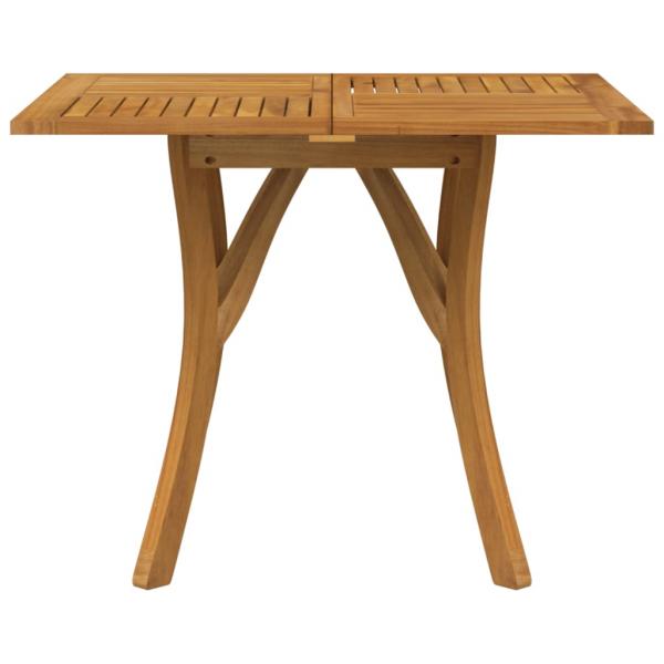 Gartentisch 85x85x75 cm Massivholz Akazie