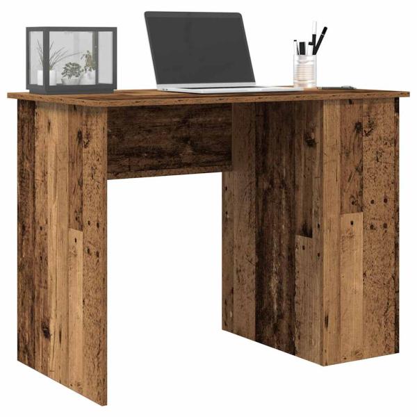 ARDEBO.de - Schreibtisch Altholz-Optik 100x55x75 cm Holzwerkstoff