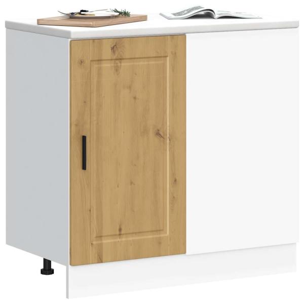 Küchenunterschrank Porto Artisan-Eiche Holzwerkstoff