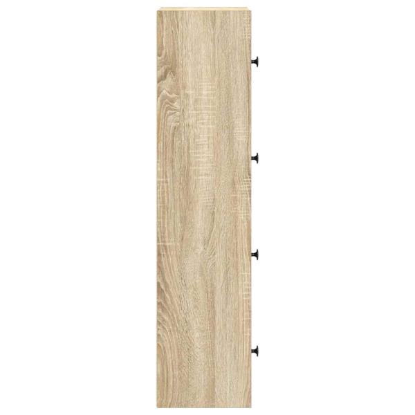 Bücherregal Sonoma-Eiche 40x24x102 cm Holzwerkstoff
