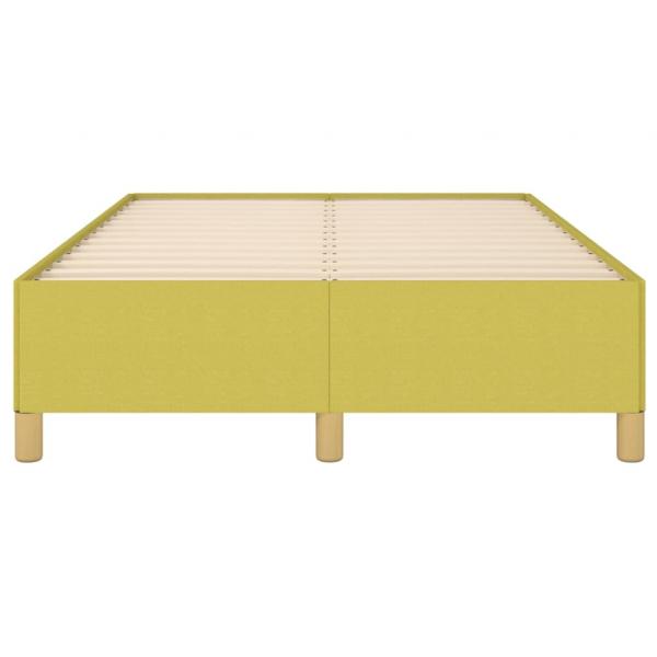 Bettgestell ohne Matratze Grün 120x200 cm Stoff