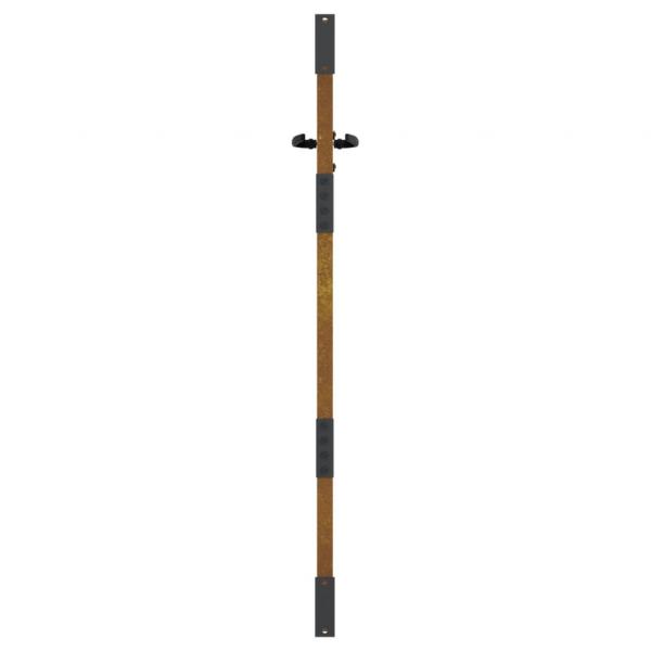 Gartentor 85x150 cm Cortenstahl Bambus-Design