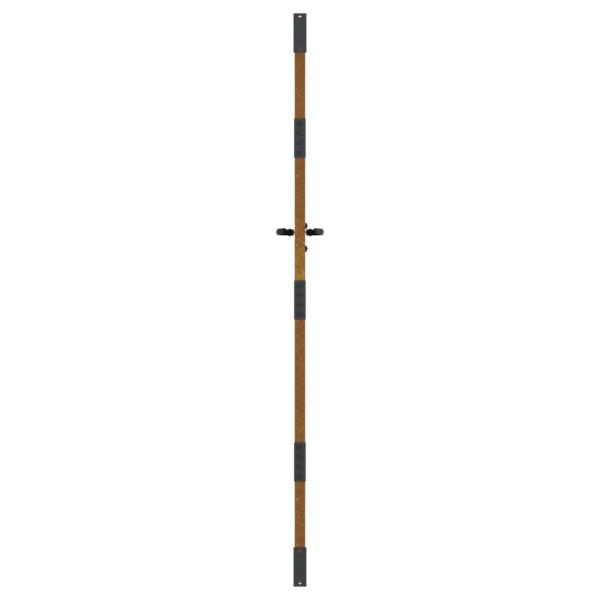 Gartentor 85x200 cm Cortenstahl Bambus-Design