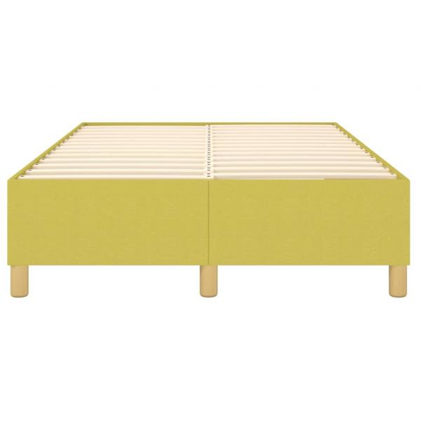 Bettgestell ohne Matratze Grün 120x200 cm Stoff