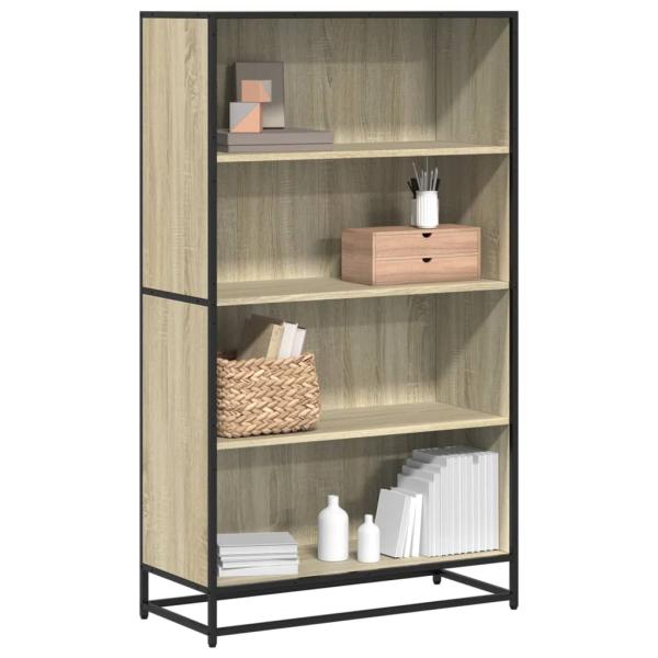 ARDEBO.de - Bücherregal Sonoma-Eiche 80,5x35x139 cm Holzwerkstoff