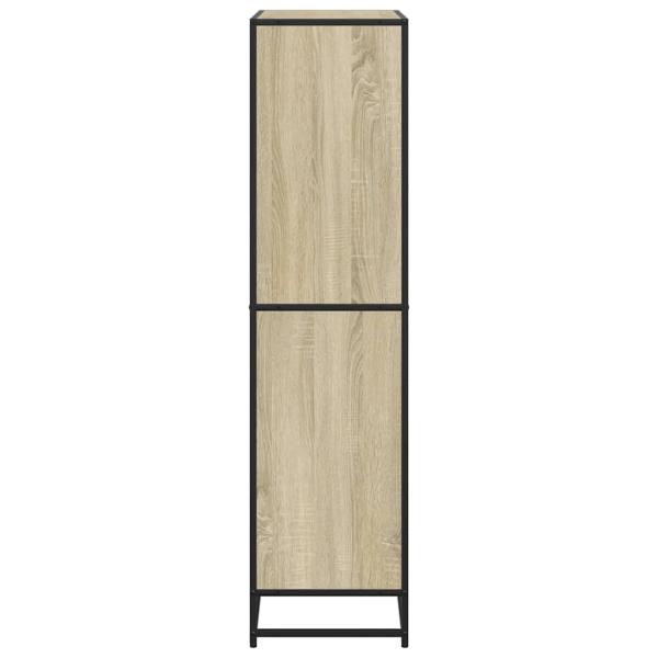 Bücherregal Sonoma-Eiche 80,5x35x139 cm Holzwerkstoff