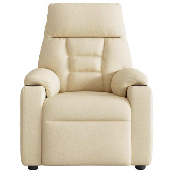 Massagesessel Elektrisch Creme Stoff