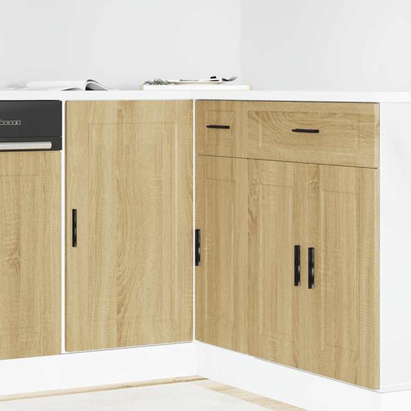 ARDEBO.de - Küchenunterschrank Porto Sonoma-Eiche Holzwerkstoff