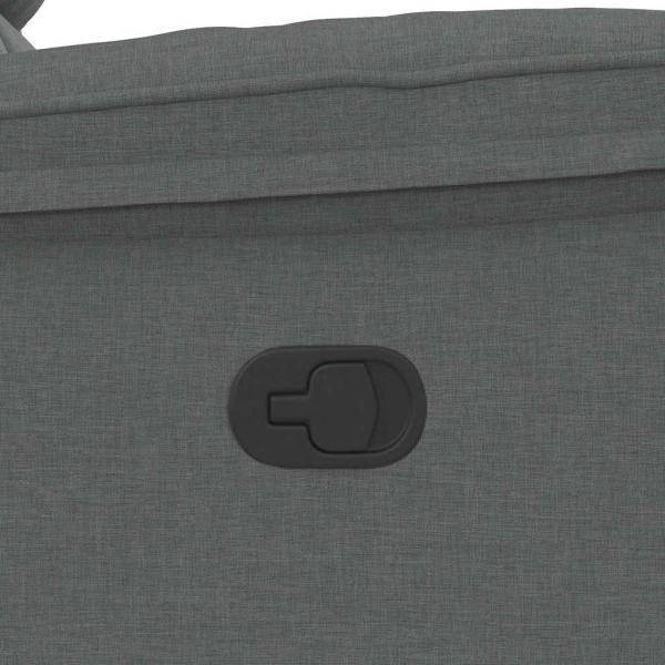 Relaxsessel Dunkelgrau Stoff